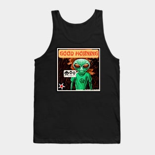 Funny Sci Fi Alien Tank Top